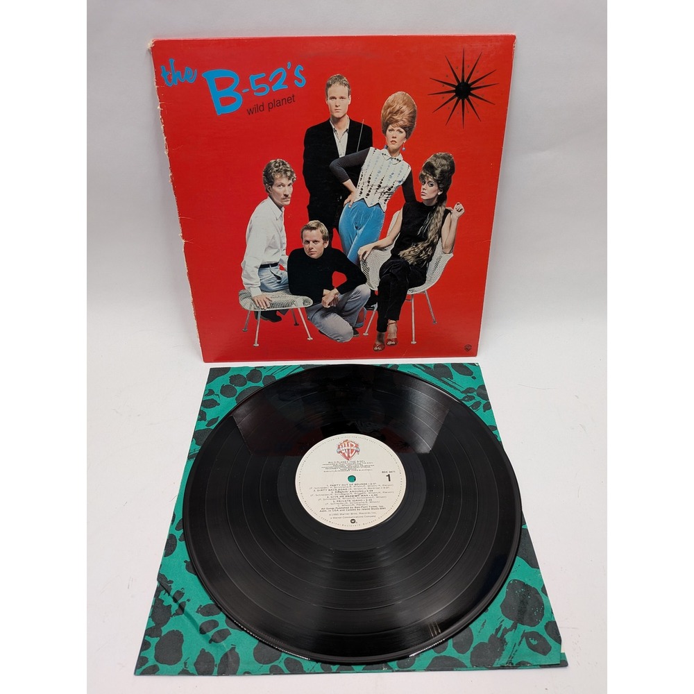 The B-52's Wild Planet Vinyl LP 1980 Warner Bros BSK 3471 Private Idaho New Wave